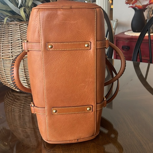 Dooney and Bourke Large Florentine Satchel in Natural - Picture 5 of 7